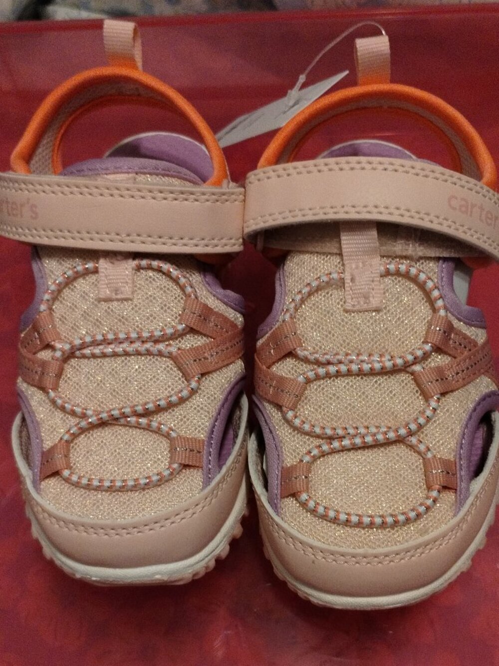Carter's blush Sport sandals